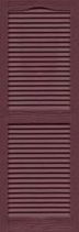 Vinyl Shutters Color Option - Wineberry